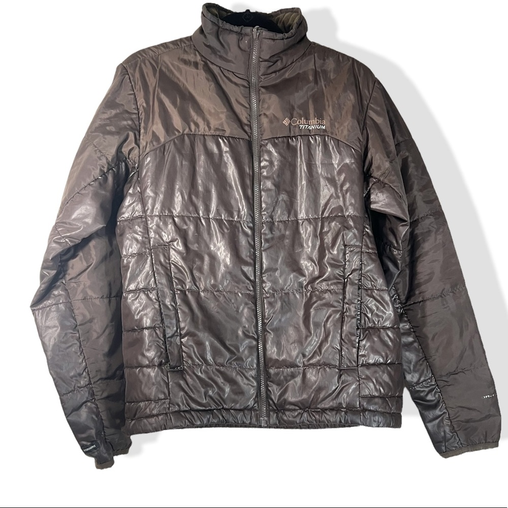 Vintage Columbia mens interchange puffer jacket M